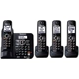 IMAGE OF New-PANASONIC KX-TG6644B DECT 6.0 RANGEBOOST CORDLESS PHONE (4-HANDSETS) - PANKXTG6644B
