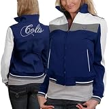 NFL Indianapolis Colts Ladies Royal Blue Bonded Softshell Full Zip Jacket (Large)
