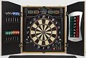 Halex 69805-MAP Cricket View 5000 Dartboard in Wood Cabinet (Maple Finish)