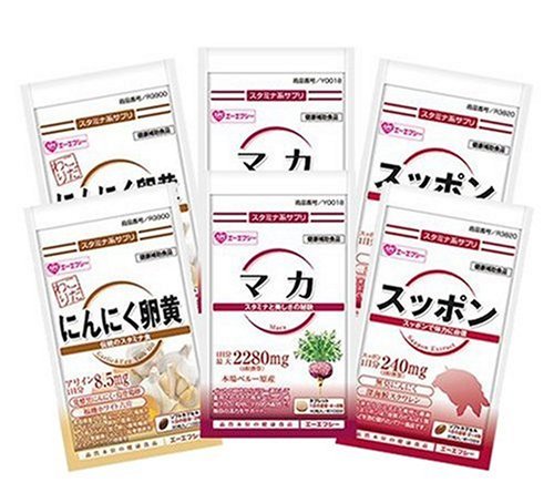 Cover image : 【Amazon.co.jp 限定！】AFC スタミナサプリセット (マカ・スッポン・にんにく卵黄) 各2袋入り