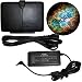 HQRP Kit (AC Power Adapter, Black Leather Carrying Case and Mousepad) for Acer Aspire One AOA150-1505 / AOA150-1784 / AOA150-1329 Netbook/Subnotebook