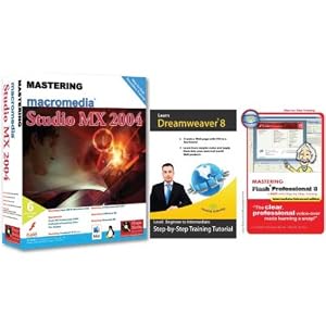 Macromedia Studio MX 2004 and 8 Training Bundle Pack - Special Value 8 CD Set - Great for Reference by