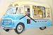 Commer Mister Softee Ice Cream Van Clock