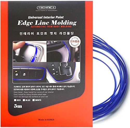 Gap Color Line Interior Molding Trim 1Ea (5M) For 2008-2015 Hyundai Genesis Coupe(Blue)