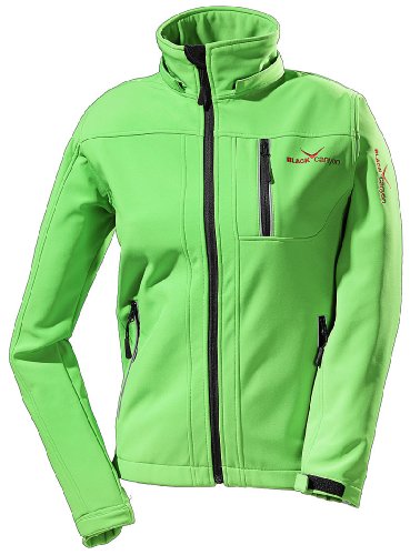 Black Canyon Damen Softshell Jacke mit Kapuze, gr&uuml;n, 44, BC2621