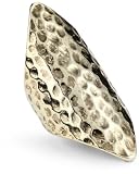 Low Luv by Erin Wasson Hammered Ring, Size 7