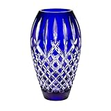 Waterford Jim O'Leary Araglin Prestige Cobalt 9-Inch Vase