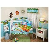 Precious Planet 4 piece Crib Bedding Set