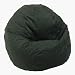 Personalized Monogram Embroidered Beanbag Chair Kid Size Comfy Bean Natural Cotton Removable Washable Cover - Hunter Green