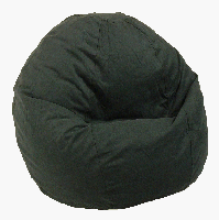 Baby: Personalized Monogram Embroidered Beanbag Chair Kid Size Comfy Bean Natural Cotton Removable Washable Cover Hunter Green