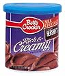 Betty Crocker Rich & Creamy Frosting, Milk Chocolate, 16-Ounce Containers (Pack of 8)