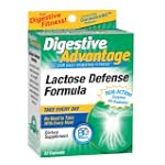 Digestive Advantage Daily Lactose Defense Formula Capsules, 32-Count Boxes (Pack of 3)