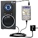 10 Watt Battery Powered Portable Amplified Audio Speaker with Dual charger also charges the Mio 168RS