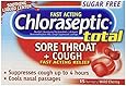 Chloraseptic Total Sugar Free Multi-Symptom Lozenges, Cherry, 15 Count