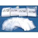 500 CLEAR Reclosable Zipper Bag. 2'' x 2'' - 2 mil thick