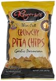 Regenies Pita Chips Garlic Parmesan, 2.0-Ounce Bags (Pack of 24)