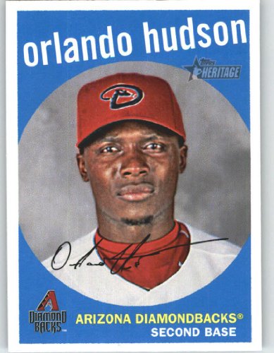 2008 Topps Heritage #219 Orlando Hudson - Arizona Diamondbacks (Baseball Cards)