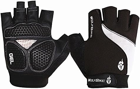 Ma Fang Cycling Gloves Men Women Anti-slip Half Finger Outdoor Sports Mountain Cycling Gloves