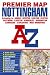 Nottingham Premier Map (A-Z Premier Street Maps)