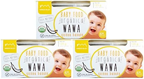 Andean Valley Bolivian Organic Royal Quinoa Banana Baby Food, 4.4 ounces - Package of 3