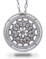 Diamond Necklace/pendant 18k White Gold