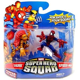 Marvel Super Hero Squad Tigra and Spider-Man