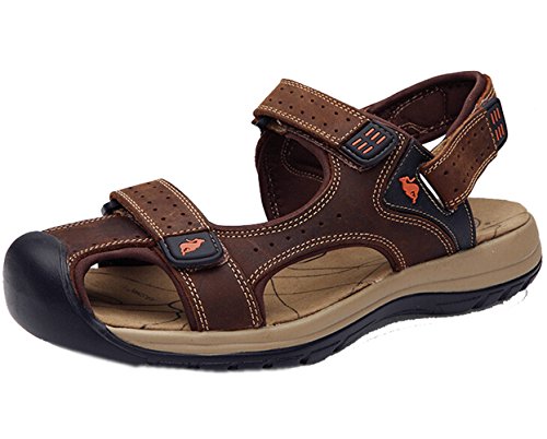 DADAWEN Men's Outdoor Sport Sandal Climbing Hiking Sandal