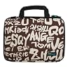 Netbook/Notebook Hard Case 10.2" color Brown/White with shoulder strap