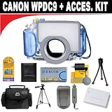 Canon WP-DC9 WaterProof Case for Canon SD800 IS Digital Camera + Deluxe DB ROTH Accessory Kit