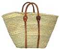 Moroccan Straw Summer Beach / Shopper / Tote Bag 23" X 14" X10"