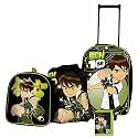 Ben 10 Four Piece Set - Wallet,Backpack, Sports bag and Trolley Bag