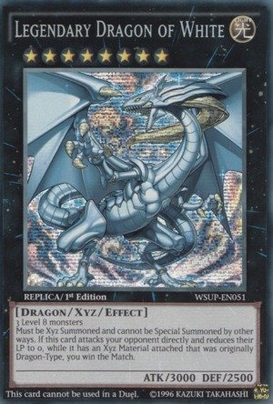 Yu-Gi-Oh! - Legendary Dragon of White (WSUP-EN051) - World Superstars - 1st Edition - Prismatic Secret Rare