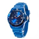 DeTomaso Trend Unisex-Armbanduhr Colorato 44 mm L Blue Analog Silikon DT2012-D