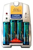 Digital Concepts Ch-3925R 2-Hour AA Nimh Battery Charger With 4 AA Nimh Batteries