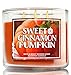 1 X Bath & Body Works 2014 SWEET CINNAMON PUMPKIN (Orange) 3 Wick Scented Candle 14.5 oz./411 g