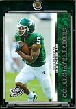 2008 Press Pass NFL Card # 74 Devin Thomas WR Michigan St. - Collegiate Leaders - Rookie Insert Football Card in Protective Screw Down Display Case
