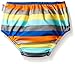 Green Sprouts Baby Snap Reusable Absorbent Swim Diaper, Light Blue Hawaiian, 24 Months