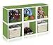 Way Basics Eco Stackable Storage Cube, Cubby Organizer (Tool-Free Assembly and Uniquely Crafted from Sustainable Non Toxic zBoard paperboard), Green