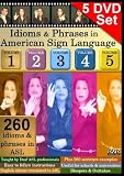 Idioms & Phrases in American Sign Language, Vol. 1-5 - Complete Set - 5 DVDs