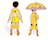 レインコート 子供用 防水 (Ｍ, オレンジ)