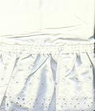 Review linens4less.com  / Vienna Eyelet - 24'' tier (pr) - White Kitchen Curtain