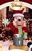 Disney 4' tall Mickey Mouse standing & holding Snowflake Christmas Airblown Inflatable by Gemmy