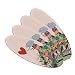 Cute Elephant Holding a Heart Shaped Balloon Double-Sided Oval Nail File Emery Board Set 4 Pack
