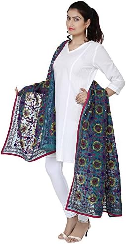 Ethnic Bliss Lifestyles Full Bagh Handwork Embroidery Dupatta (EBL-PHK-DP-V-3)