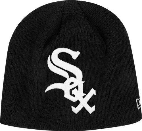 New Era Chicago White Sox Black Big One Knit Beanie