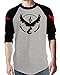 Unisex men's women's Long Sleeved Top or Casual 3/4 Sleeve Baseball Shirt