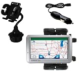 Garmin Nuvi 750 Auto Cup Holder with Car Charger - Uses Gomadic TipExchange