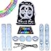 UltraPoi - Helix Poi with UltraKnobs - LED Poi Set - Best Light Up Glow Poi - Flow Rave Dance - Spinning Light Toy