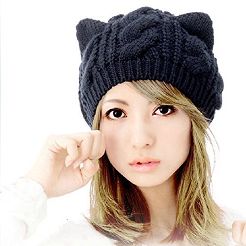 Autumn Winter Knit Hat,Dealzip Inc® Holiday Hats For Warm Women Girls Set Wool Cap