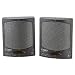 Coby CSP31BLK 3-Inch Personal Mini Stereo Speakers (Black)